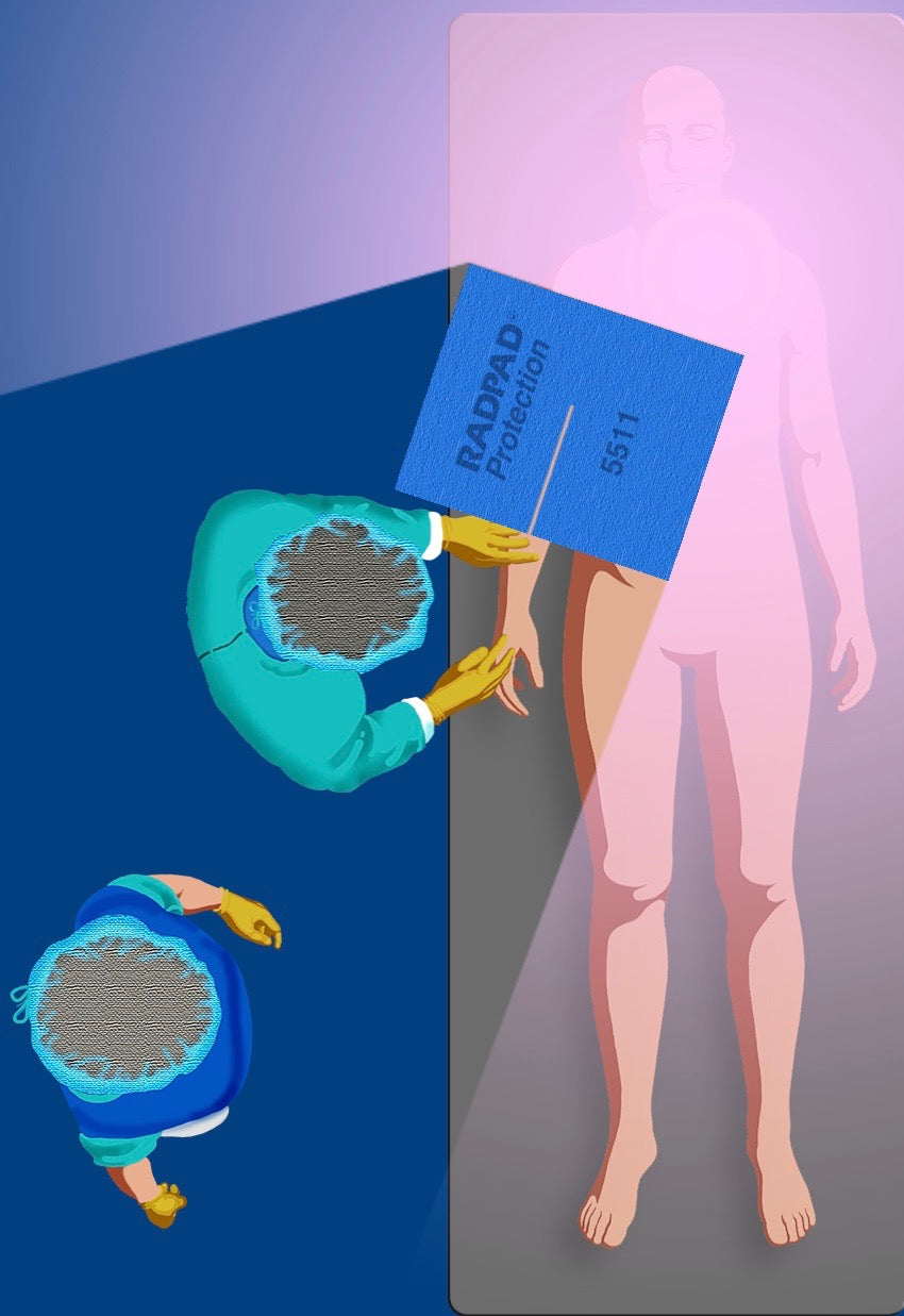 Steriles Strahlenschutzdrape - interventionelle Radiologie - 5511A-O