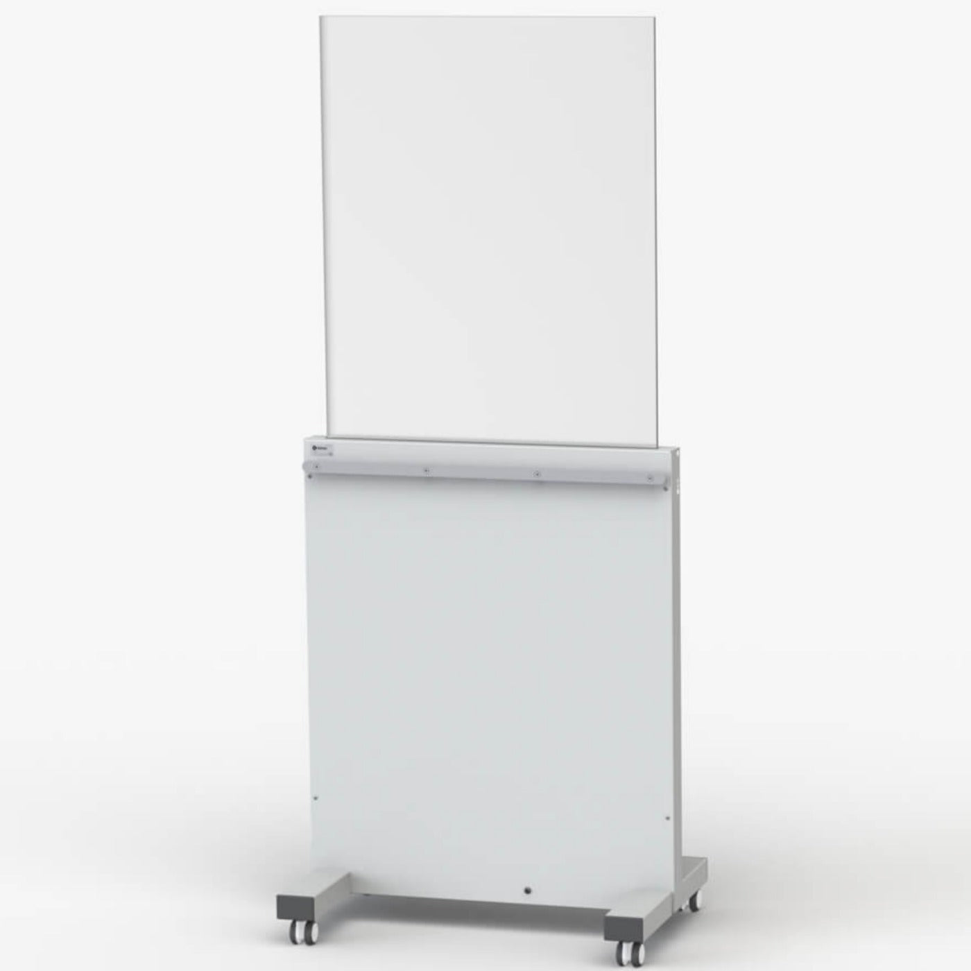 Mobile, höhenverstellbare Strahlenschutzwand - ausgefahren