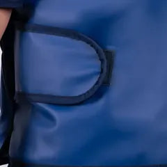 Nahaufnahme: Klettlasche mit eingefasster Kante
